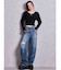 SymmetryGYDAプレートlong sleeveニットトップス