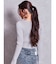 SymmetryGYDAプレートlong sleeveニットトップス