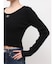 SymmetryGYDAプレートlong sleeveニットトップス