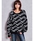 BETTY×GYDA slanting patternニットトップス