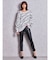 BETTY×GYDA slanting patternニットトップス