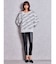 BETTY×GYDA slanting patternニットトップス