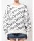 BETTY×GYDA slanting patternニットトップス