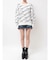 BETTY×GYDA slanting patternニットトップス