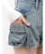 ハイウエストEYELET STRAP CARGOショートパンツ