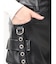 ハイウエストEYELET STRAP CARGOフェイクレザーショートパンツ