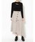 ハイウエストレイヤードスカート