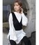 シアーニットベストセットブラウス【セットアイテム】