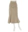 シャーリングアシメフレアスカート