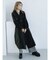 ブロッキングプリーツトレンチコート