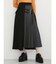 プリーツアシメフレアスカート
