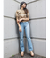 ローライズストレートデニム