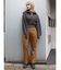ステップスリットフィットフレアパンツ