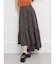 アシメギャザーロングスカート