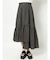 アシメギャザーロングスカート