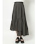 アシメギャザーロングスカート