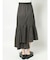 アシメギャザーロングスカート