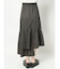 アシメギャザーロングスカート