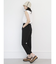 センタープレステーパードパンツ