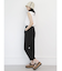 センタープレステーパードパンツ