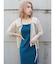 パイピングメッシュシャツ