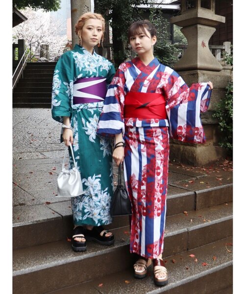 MURUA浴衣SET【ぼかし百合】｜ムルーアの通販｜&mall（アンド
