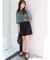 ハイウエストステッチショートパンツ