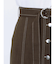 アシメフロントボタンスカート