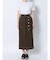 アシメフロントボタンスカート