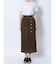 アシメフロントボタンスカート