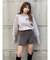 リブニットキュロット【ショートパンツ】
