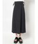 サイドベルトフレアスカート