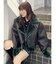 ショートエアリーフェイクムートンジャケット