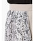 プリントドッキングプリーツスカート