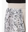 プリントドッキングプリーツスカート