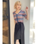 ワイドベルトラップスカート