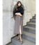 ワイドベルトラップスカート