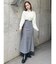 ウエストデザインマーメイドスカート