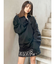 シャギーパターンミニスカート
