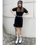 スポンジングロゴミニスカート