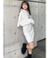 スポンジングロゴミニスカート