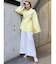 サイドホールギャザーシャツ【WEB限定】【ブラウス】