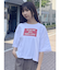 ボックスプリントTシャツ