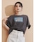 ボックスプリントTシャツ