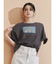 ボックスプリントTシャツ