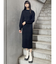 バックスリットニットナロースカート