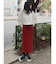 バックスリットニットナロースカート
