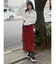 バックスリットニットナロースカート