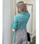 カットアウトクロップドシャツ