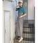 カットアウトクロップドシャツ